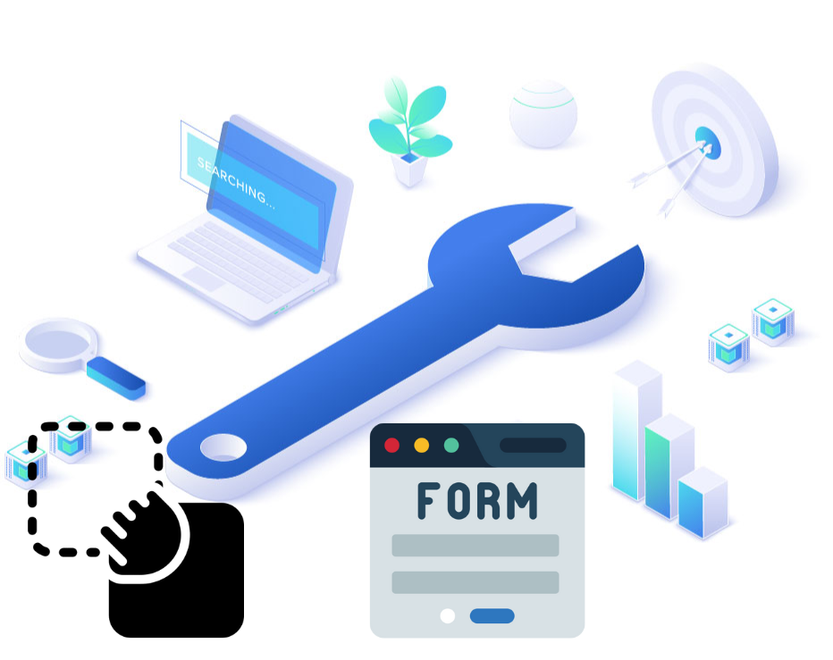 Ilustración de herramientas de integración